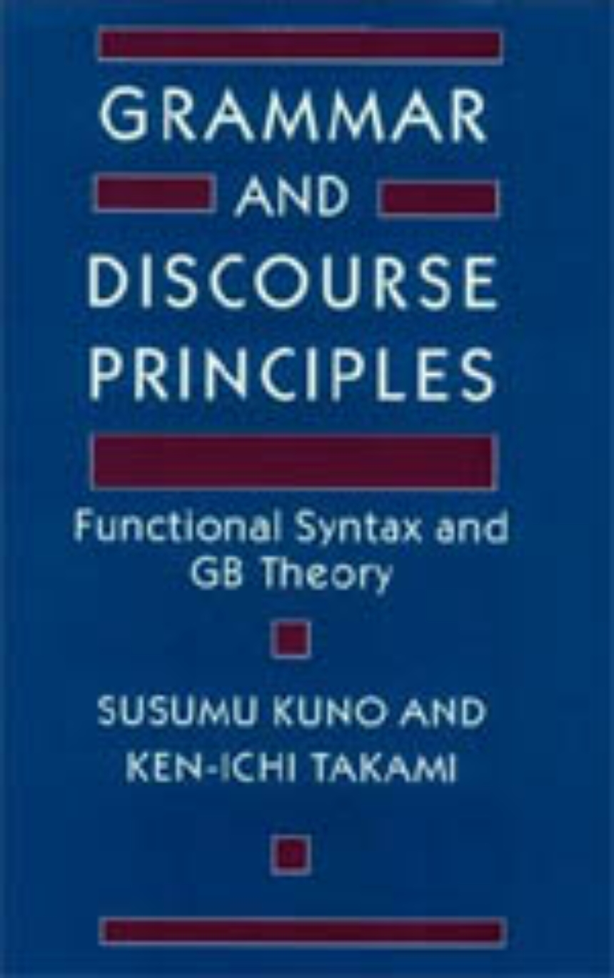 Grammar and Discourse Principles