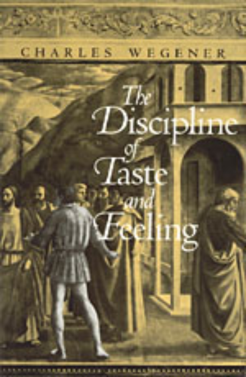 The Discipline of Taste and Feeling