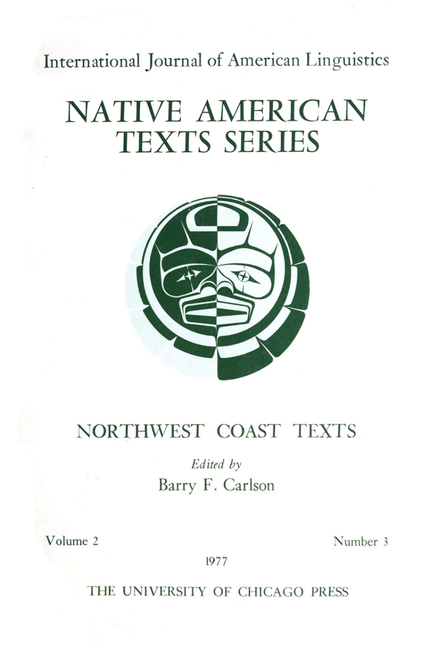 Northwest Coast Texts