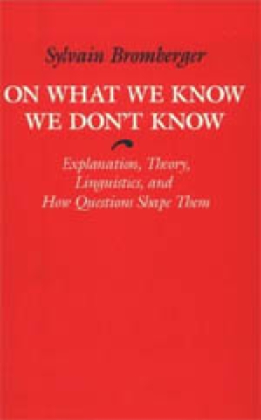 On What We Know We Don’t Know: Explanation, Theory, Linguistics, and How Questions Shape Them