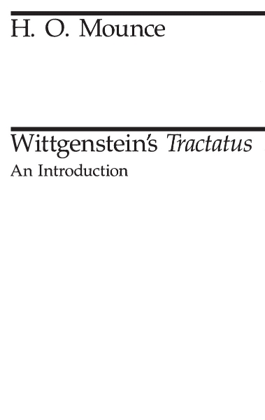 Wittgenstein’s Tractatus: An Introduction