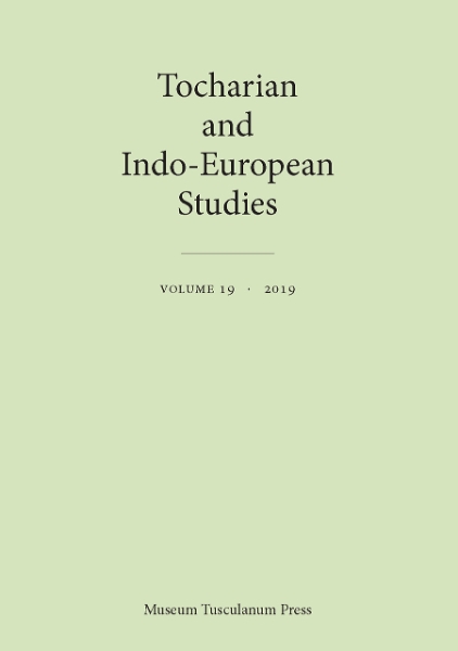 Tocharian and Indo-European Studies 19