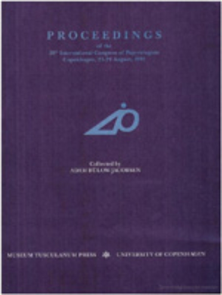 Proceedings of the 20th International Congress of Papyrologists