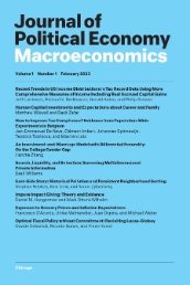 Journal of Political Economy Macroeconomics