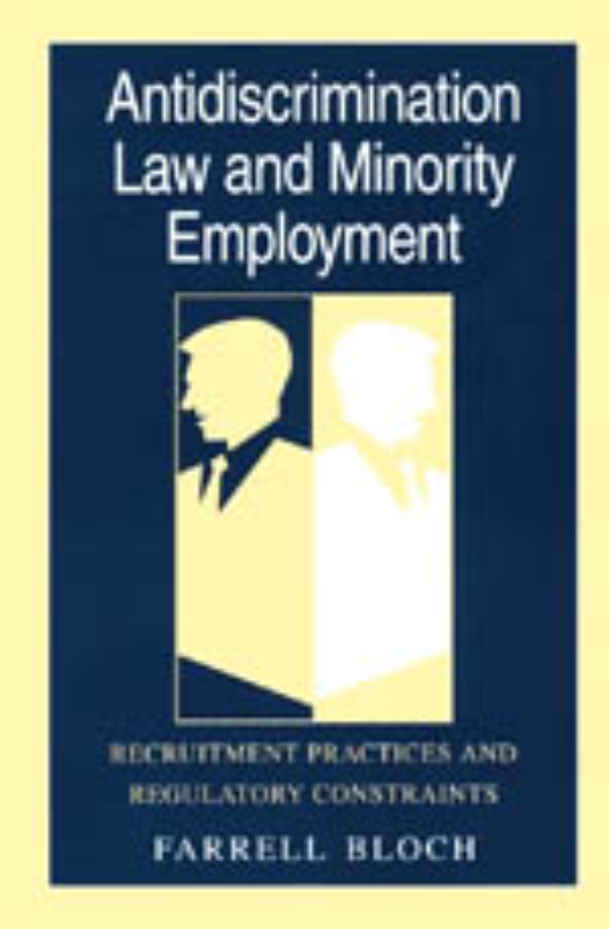 Antidiscrimination Law and Minority Employment