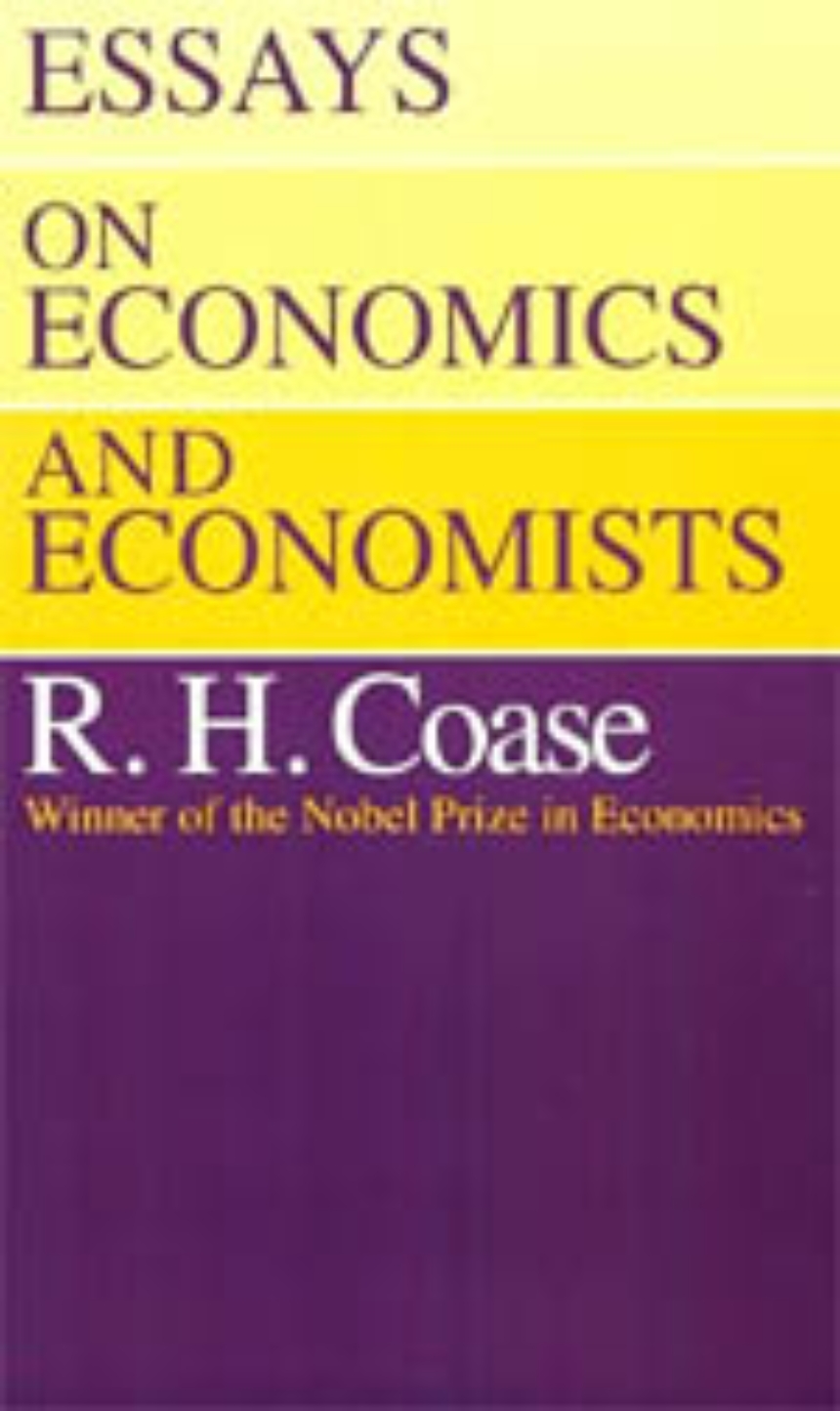 Essays on Economics and Economists