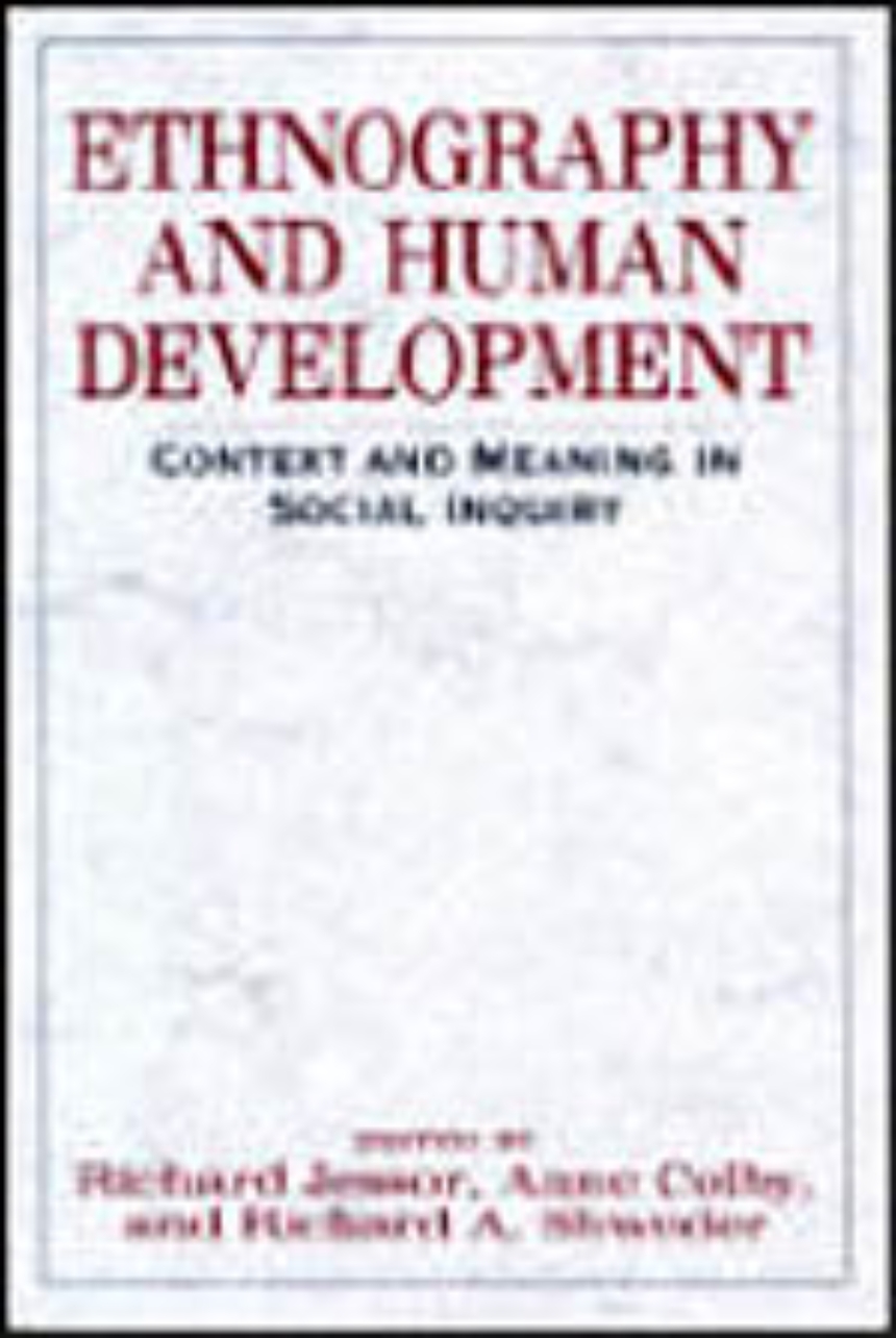 Ethnography and Human Development