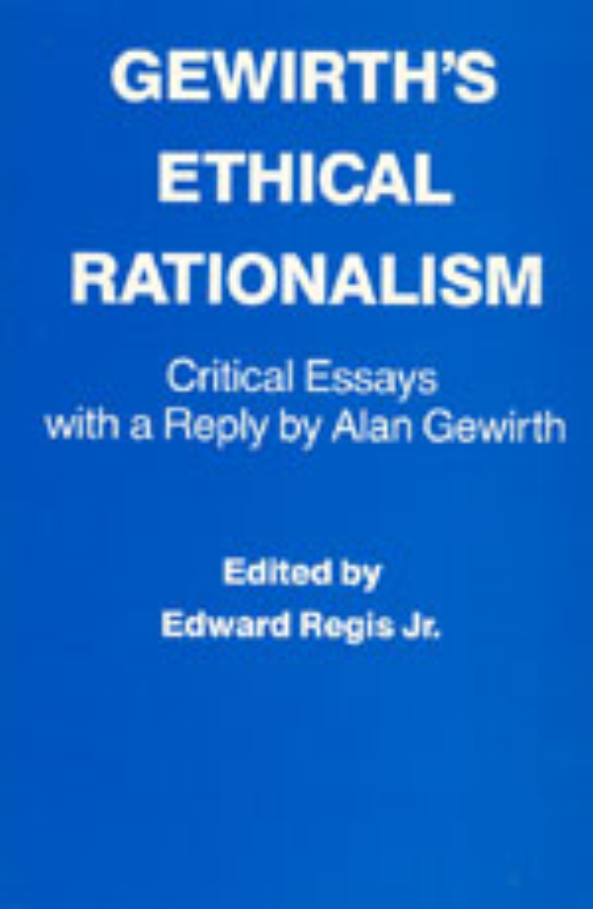 Gewirth’s Ethical Rationalism