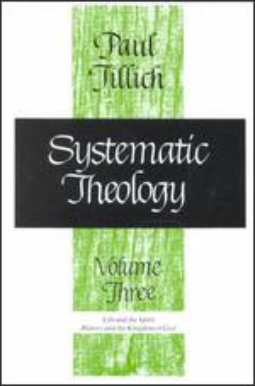 Systematic Theology, Volume 3