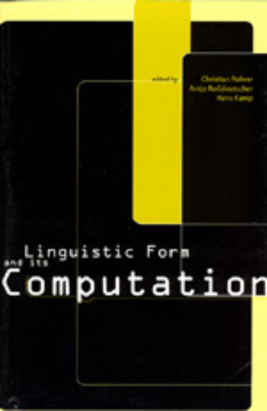 Linguistic Form and Its Computation