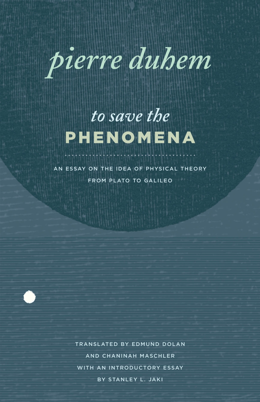 To Save the Phenomena