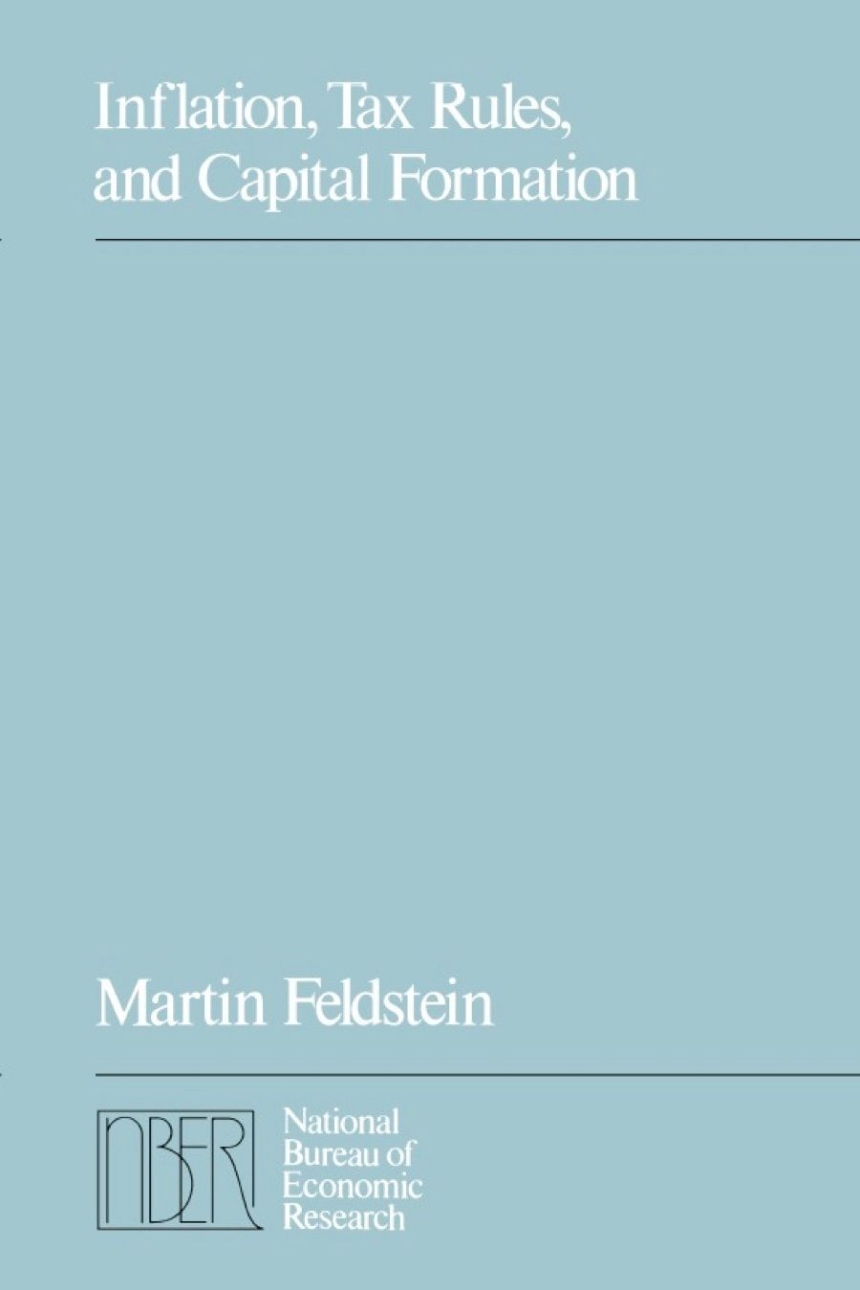 Inflation, Tax Rules, and Capital Formation