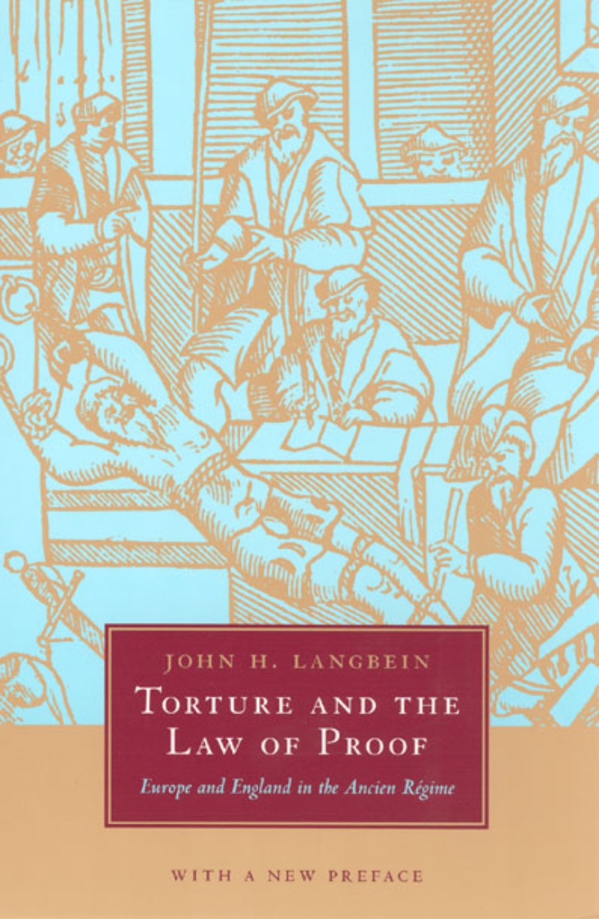 Torture and the Law of Proof