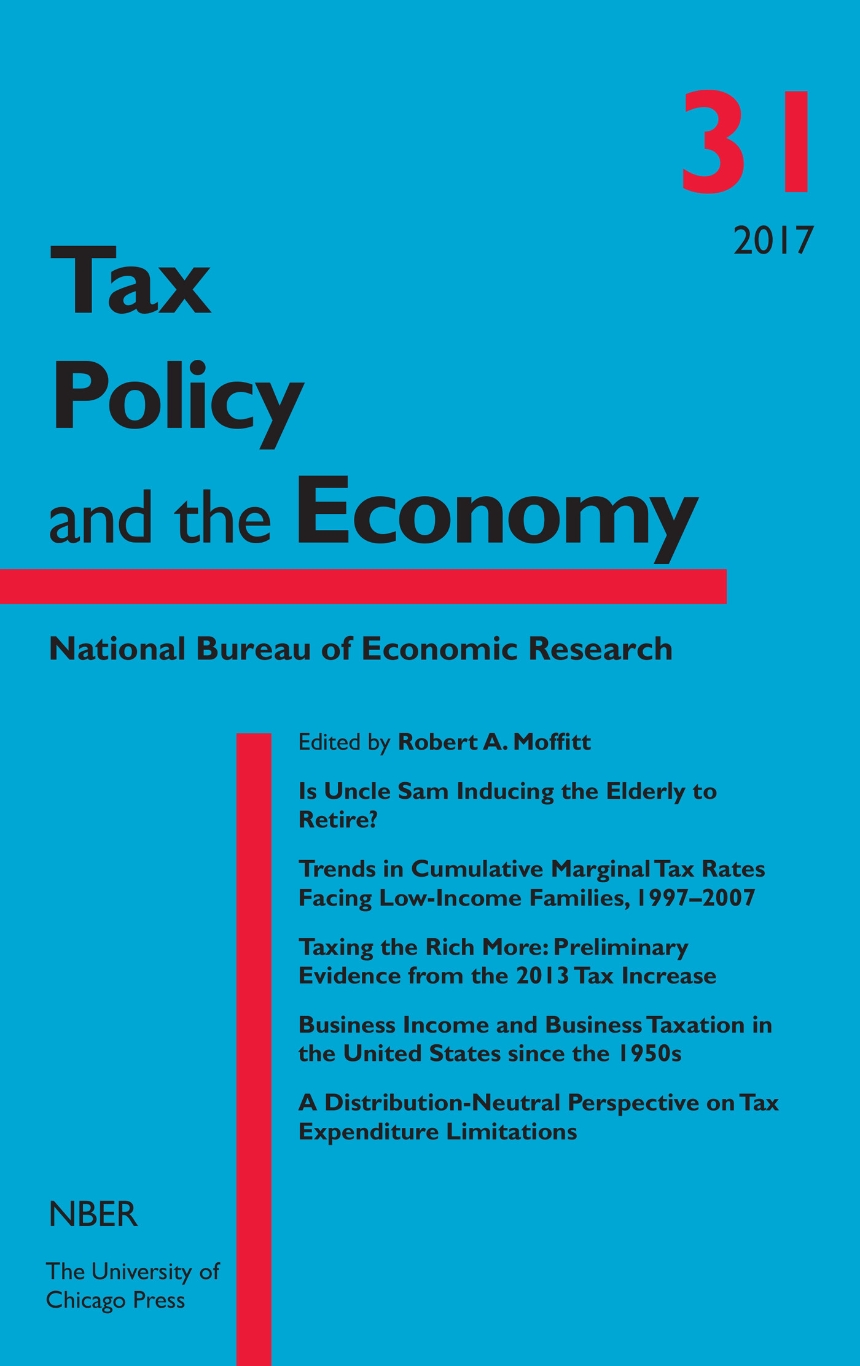 Tax Policy and the Economy, Volume 31
