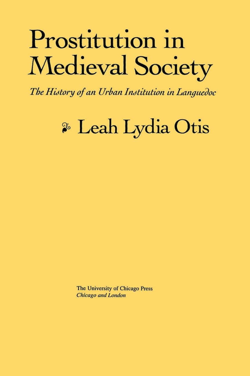 Prostitution in Medieval Society