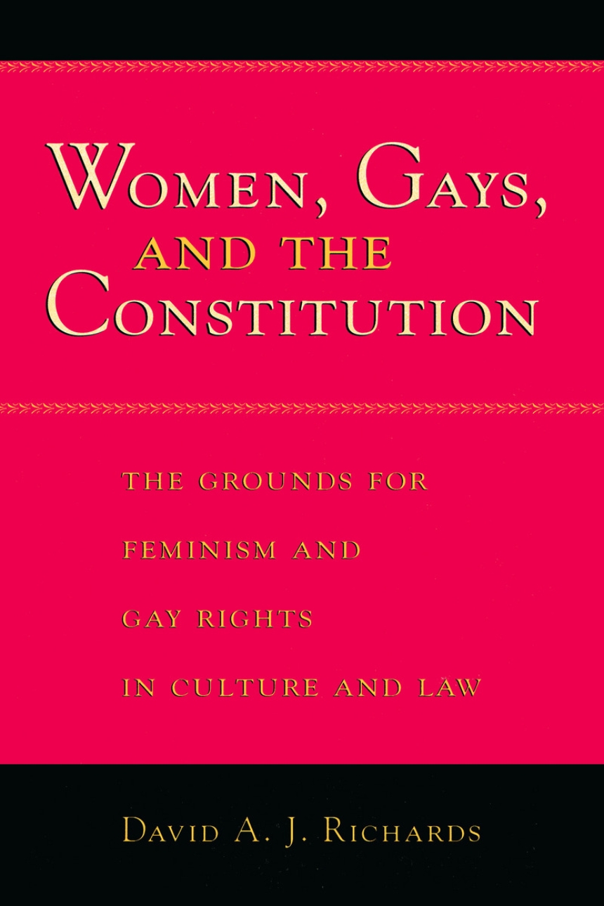 Women, Gays, and the Constitution