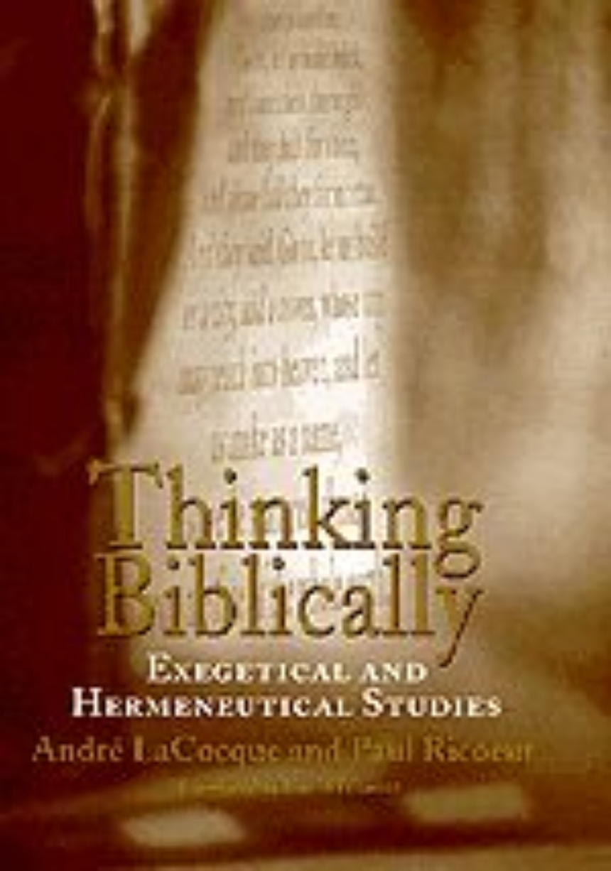 Thinking Biblically