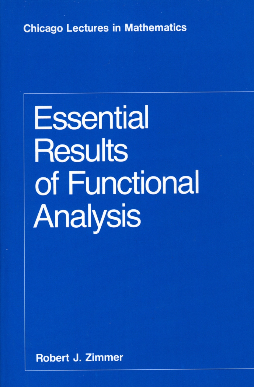 Essential Results of Functional Analysis