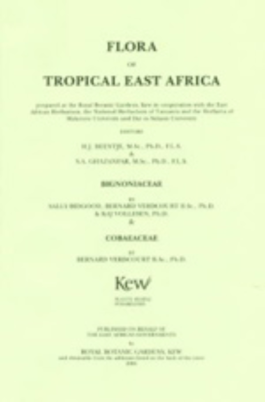 Flora of Tropical East Africa: Bignoniaceae