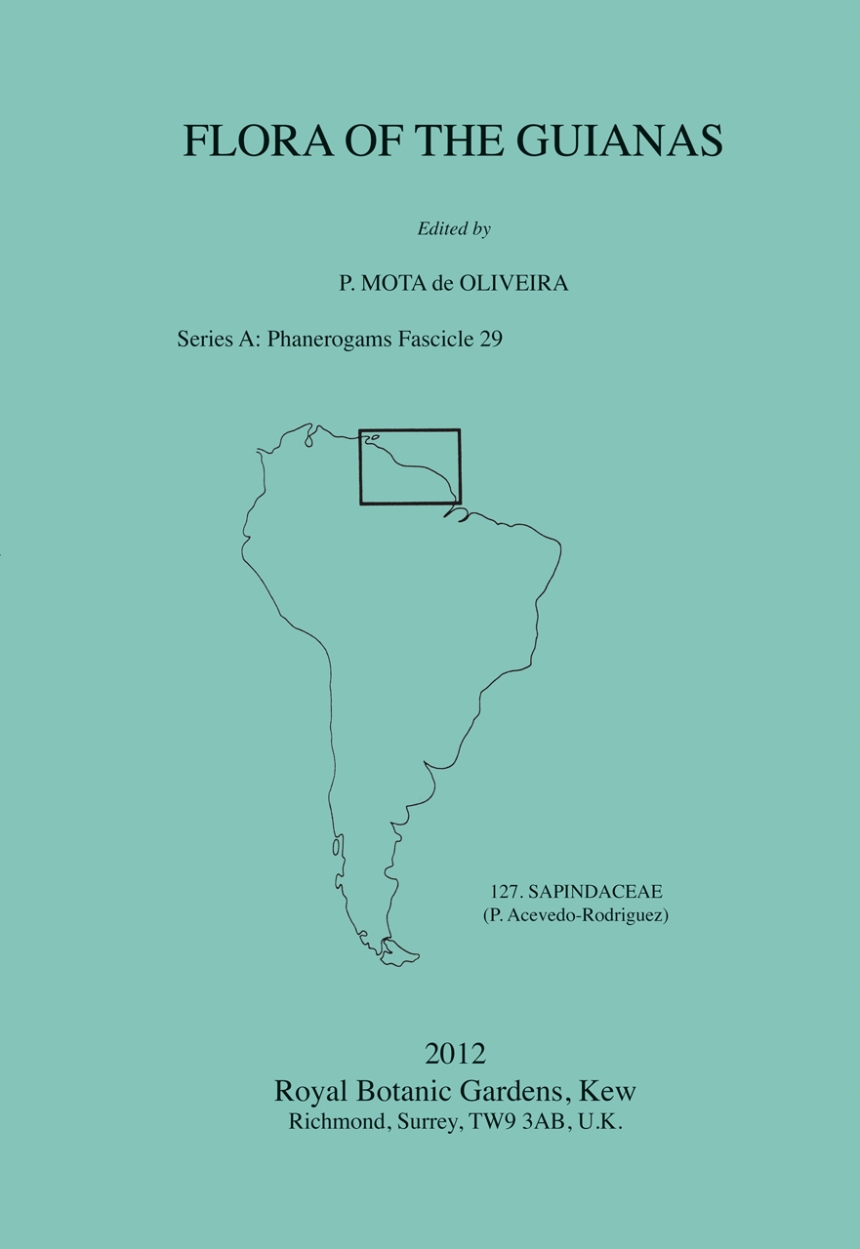 Flora of the Guianas Series A: Phanerogams Fascicle 29