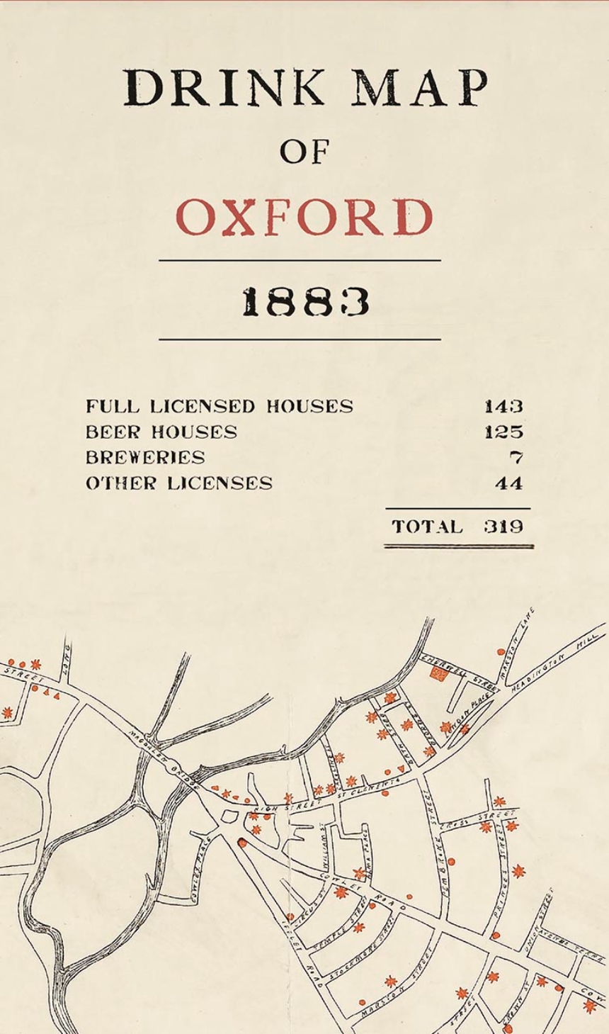 Drink Map of Oxford