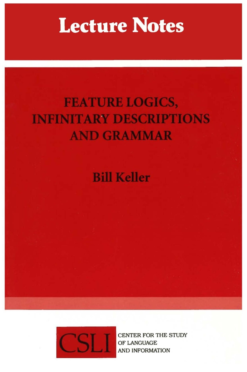 Feature Logics, Infinitary Descriptions, and Grammar