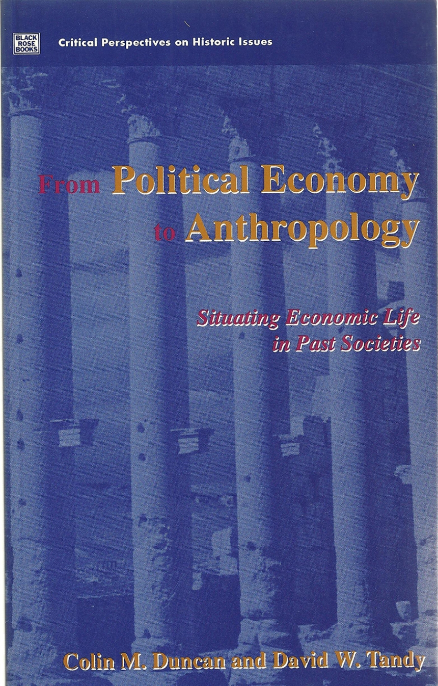 Political Economy To Anthropology