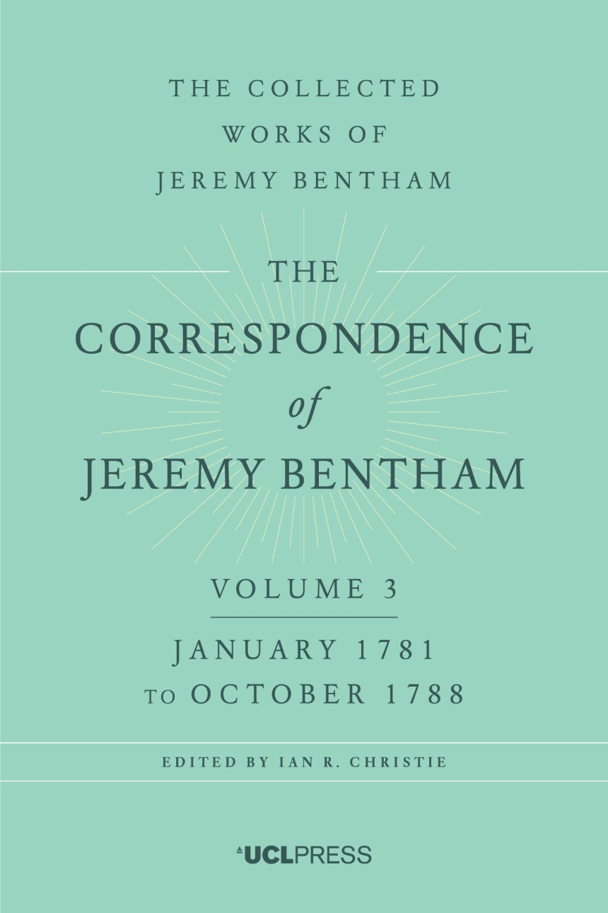 Correspondence of Jeremy Bentham, Volume 3
