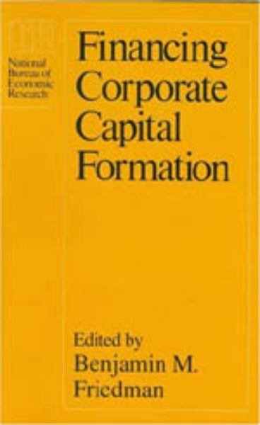 Financing Corporate Capital Formation