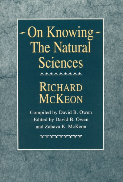On Knowing--The Natural Sciences