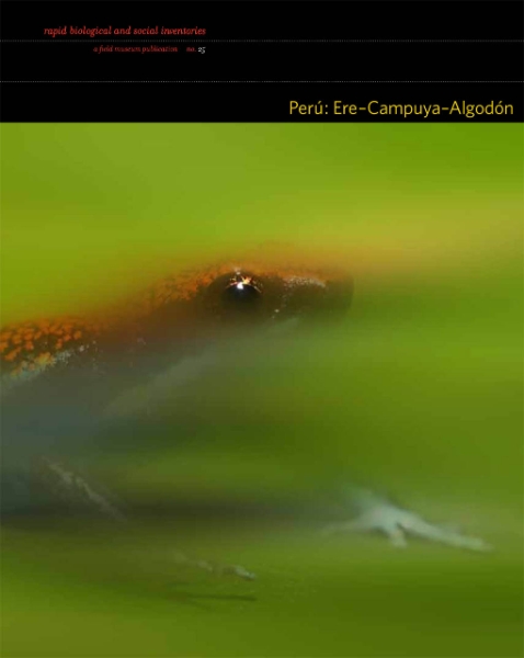 Perú: Ere-Campuya-Algodón: Rapid Biological and Social Inventories: 25