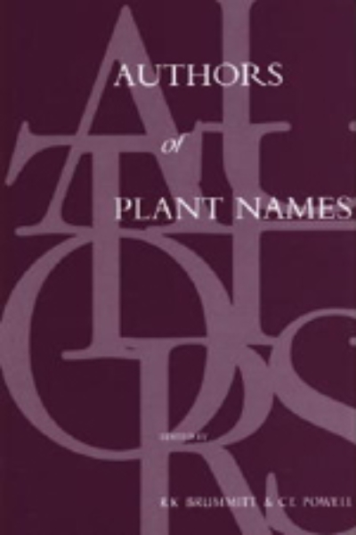 Authors of Plant Names