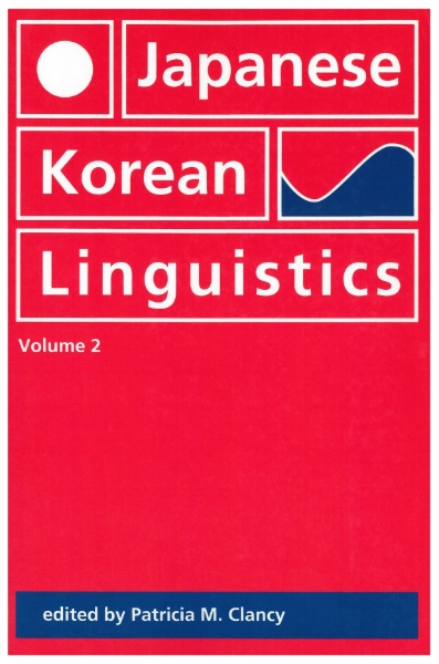 Japanese/Korean Linguistics, Volume 2