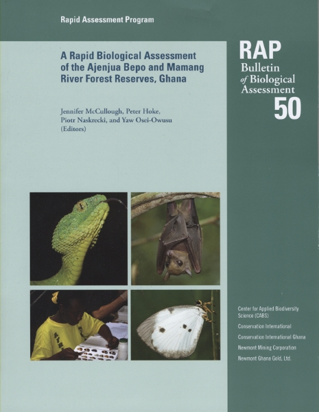 A Rapid Biological Assessment of the Konashen Community Owned Conservation Area, Southern Guyana: RAP Bulletin of Biological Assesesment #51