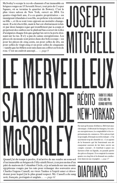 Le Merveilleux saloon de McSorley: Récits New-yorkais