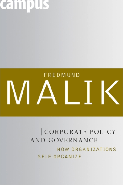 Corporate Policy and Governance: How Organizations Self-Organize