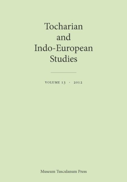 Tocharian and Indo-European Studies Volume 13