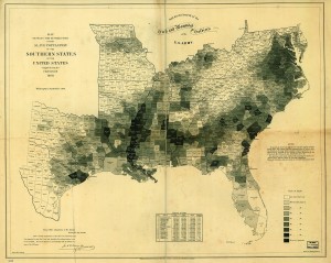 Distribution of the Slave Population of the Southern States