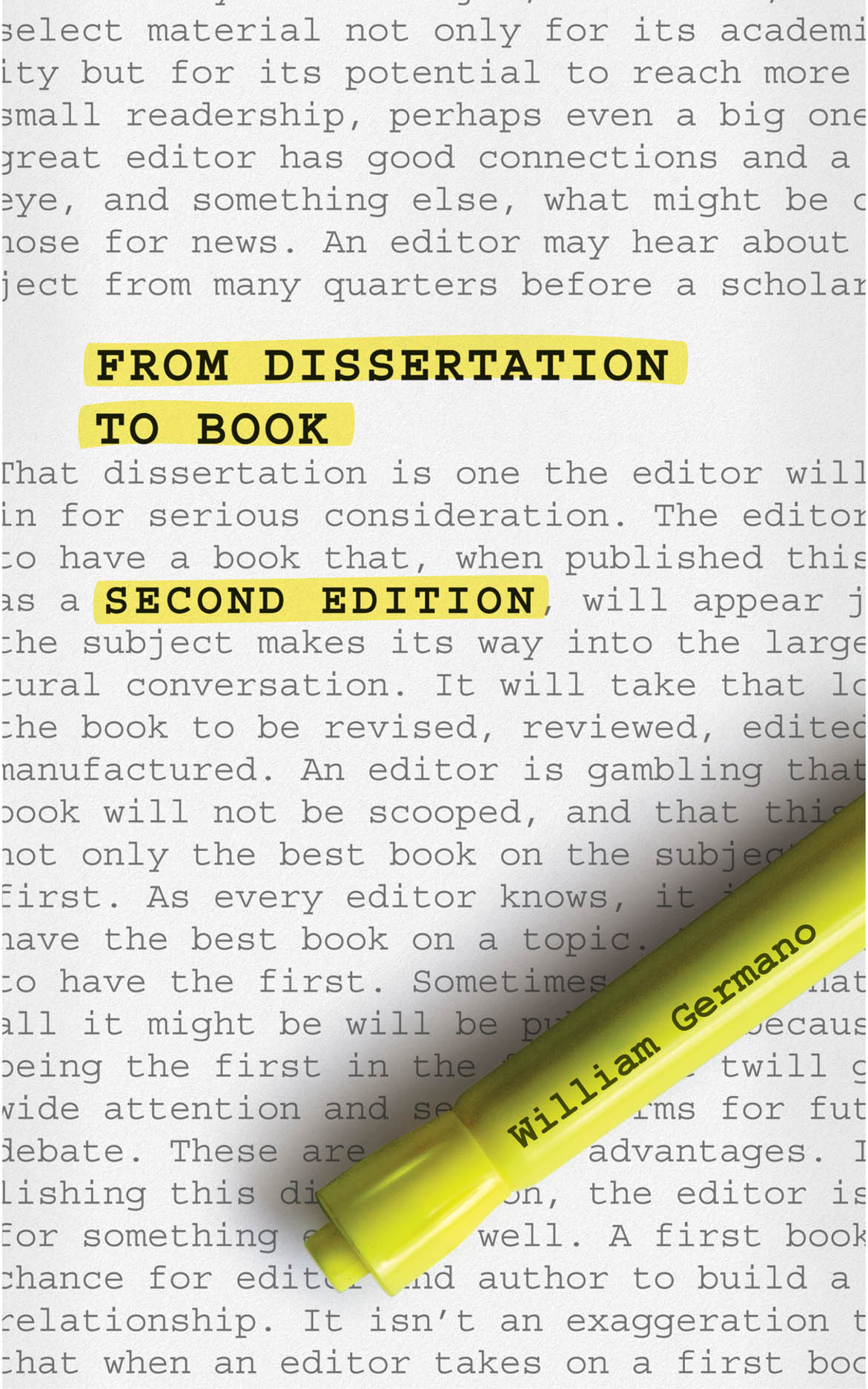 germano from dissertation to book