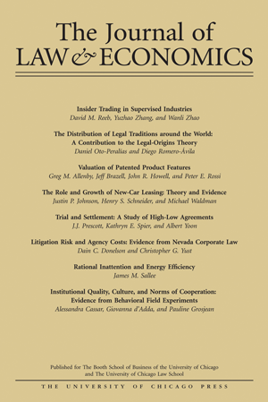 The Journal of Law and Economics