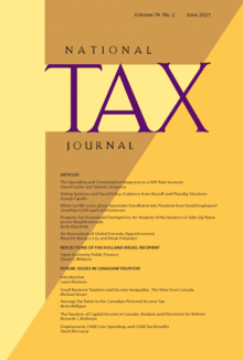 National Tax Journal