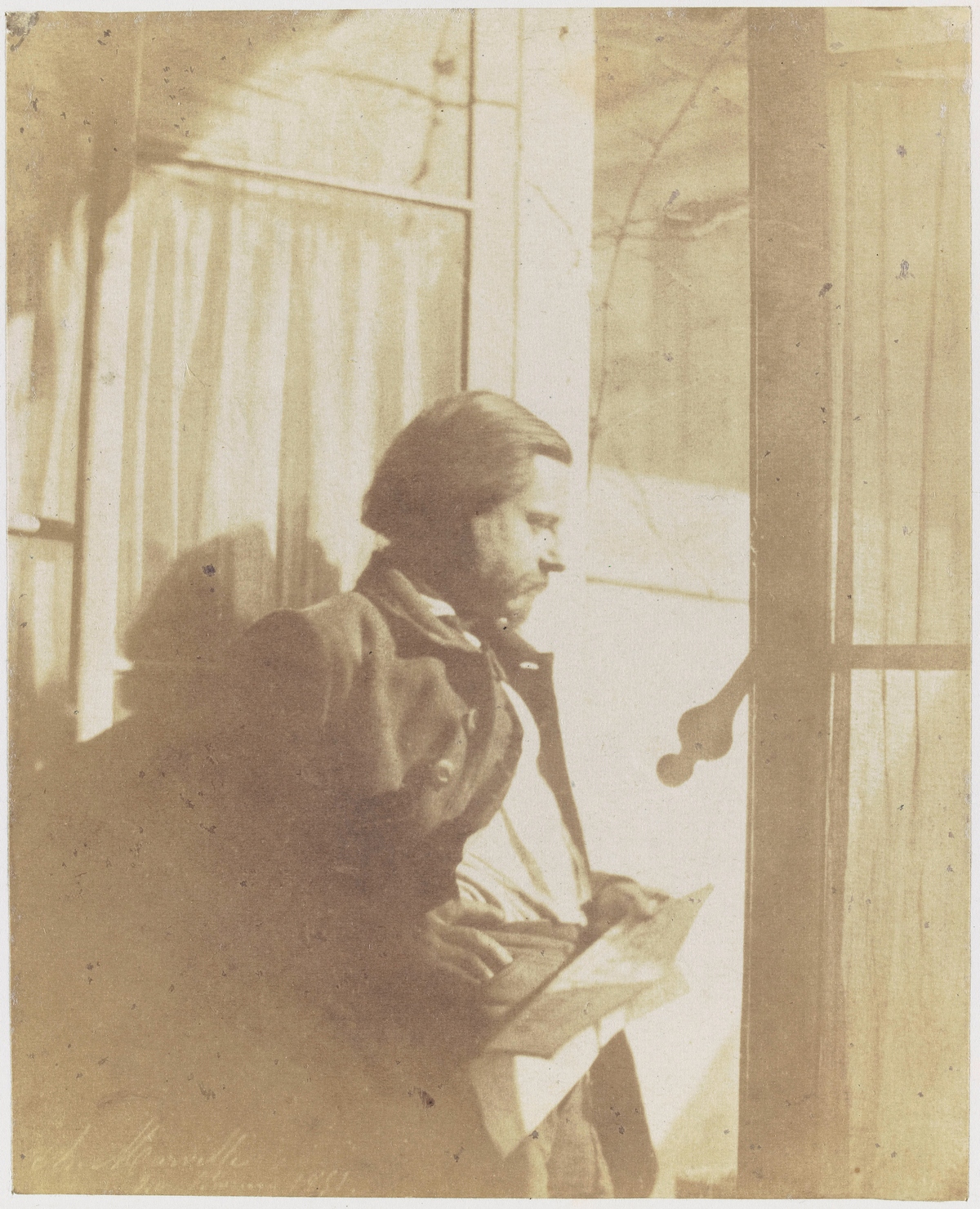 Self-Portrait at a Window