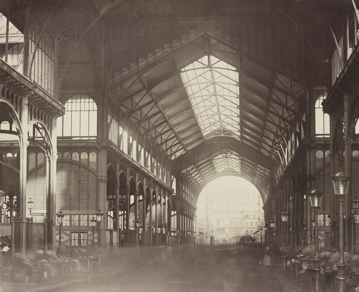 Interior of Les Halles Centrales